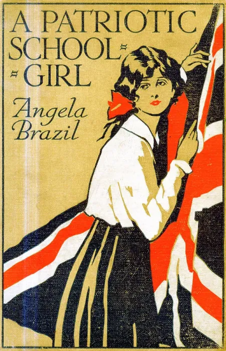 Framed Print : Book Cover - A Patriotic School Girl by Angela Brazil Framed Print : Book Cover - A Patriotic School Girl by Angela Brazil