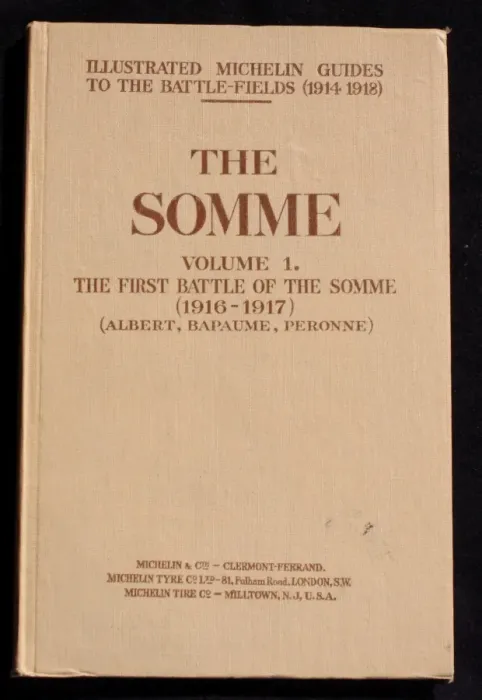 Framed Print : Book cover, The Somme, Michelin Framed Print : Book cover, The Somme, Michelin