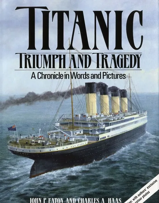 Framed Print : Book cover, Titanic, Triumph and Tragedy Framed Print : Book cover, Titanic, Triumph and Tragedy
