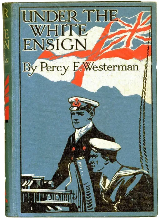 Framed Print : Book Cover - Under the White Ensign by Percy F. Westerman Framed Print : Book Cover - Under the White Ensign by Percy F. Westerman