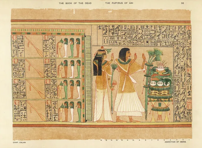 Framed Print : BOOK OF THE DEAD / 36 Framed Print : BOOK OF THE DEAD / 36
