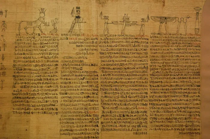 Framed Print : Book of the Dead. Fragment of a papyrus. Egypt Framed Print : Book of the Dead. Fragment of a papyrus. Egypt