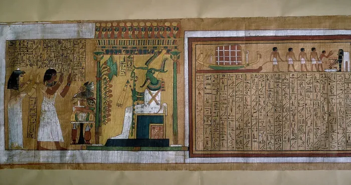 Framed Print : Book of the Dead. Tomb of Kha. Egypt Framed Print : Book of the Dead. Tomb of Kha. Egypt