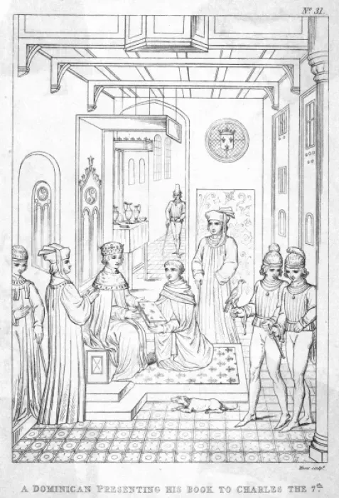 Framed Print : Book Given to Charles 7 Framed Print : Book Given to Charles 7