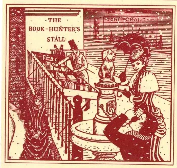 Framed Print : The Book Hunters Stall Framed Print : The Book Hunters Stall