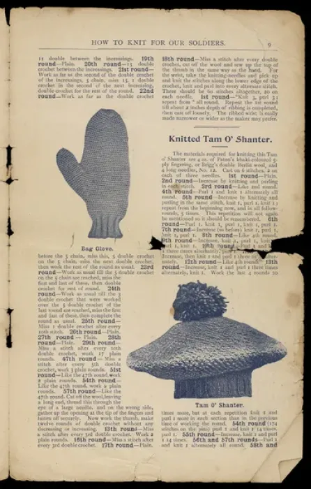 Framed Print : Book of patterns: Women & War - How to knit and crochet Framed Print : Book of patterns: Women & War - How to knit and crochet