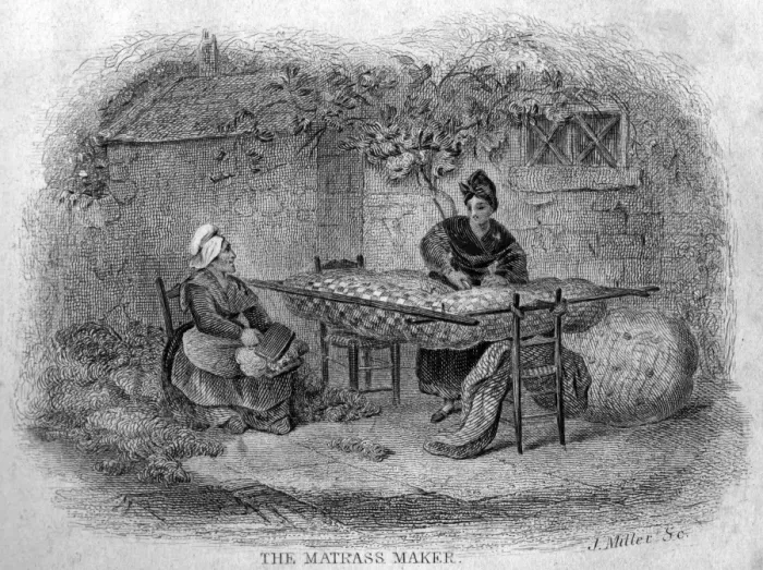 Framed Print : Book of Trades, The Matrass Maker Framed Print : Book of Trades, The Matrass Maker