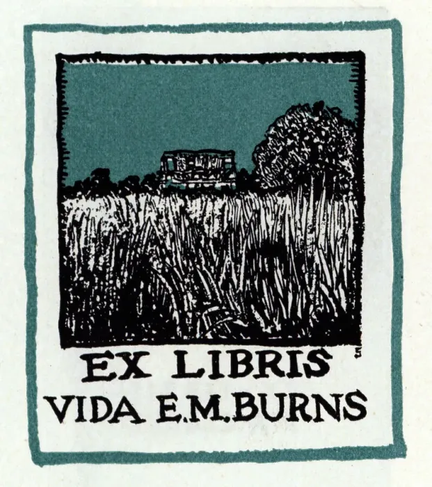 Framed Print : Bookplate Design Framed Print : Bookplate Design