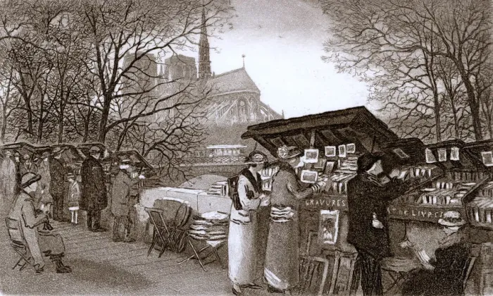 Framed Print : BOOKSTALLS ON PARIS QUAY Framed Print : BOOKSTALLS ON PARIS QUAY