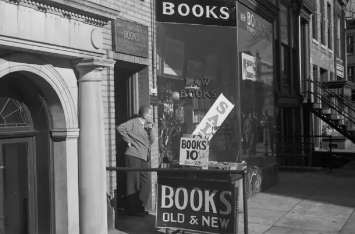 Framed Print : Bookstore, Washington, D. C