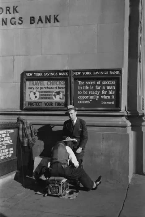 Framed Print : Bootblack, Fourteenth Street and Eighth Avenue, New York, Ne Framed Print : Bootblack, Fourteenth Street and Eighth Avenue, New York, Ne