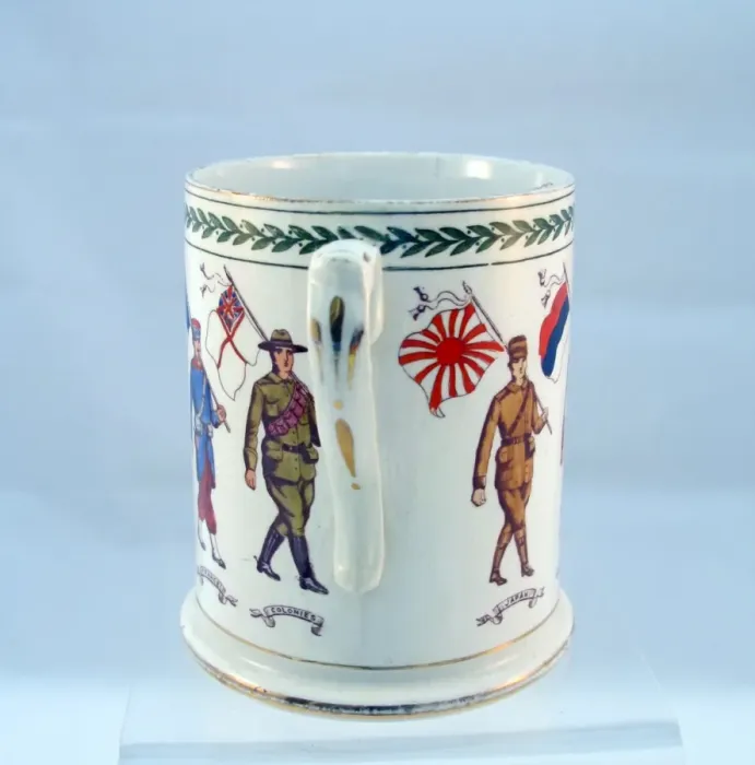 Framed Print : Booths Silicon china mug - 8 Allies including India