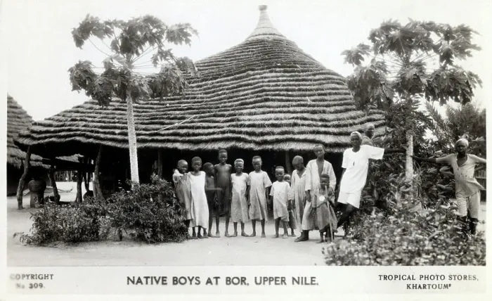 Framed Print : Bor, Upper Nile, Sudan - Boys of the Village Framed Print : Bor, Upper Nile, Sudan - Boys of the Village