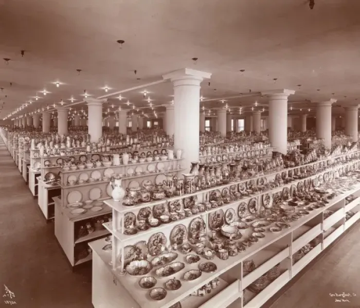 Framed Print : Borgfeldt Department Store, New York Framed Print : Borgfeldt Department Store, New York