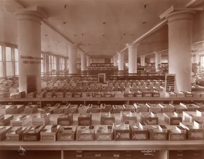 Framed Print : Borgfeldt Department Store, New York Framed Print : Borgfeldt Department Store, New York