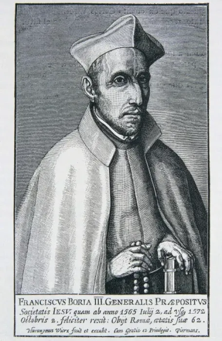 Framed Print : Borgia, Saint Francis (1510-1572). Spanish religious Framed Print : Borgia, Saint Francis (1510-1572). Spanish religious