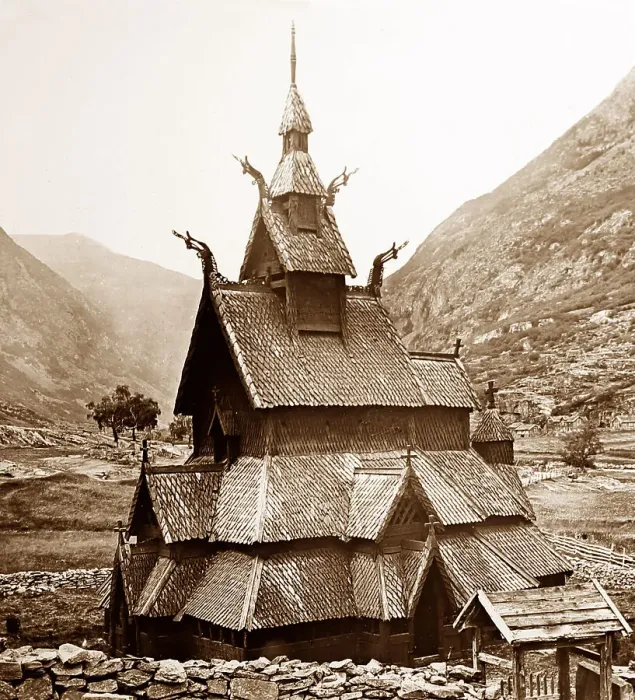 Framed Print : Borgund Church, Norway Framed Print : Borgund Church, Norway
