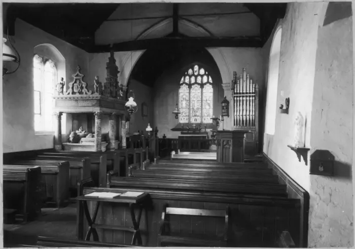 Framed Print : Borley Church 1948 Framed Print : Borley Church 1948