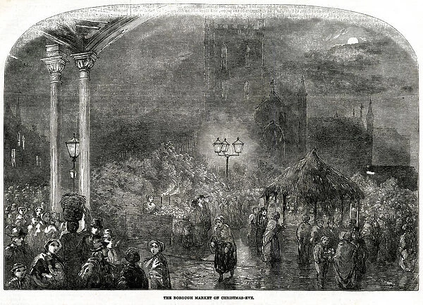 Borough Market, London, Christmas Eve 1853