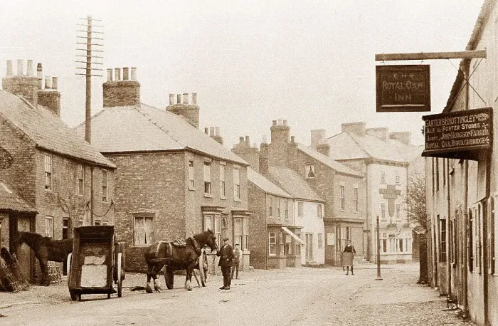 Framed Print : Boroughbridge early 1900s Framed Print : Boroughbridge early 1900s