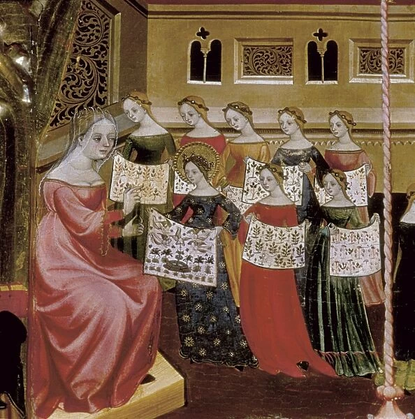 BORRASSA, Llu�(1360-1425). Altarpiece of the
