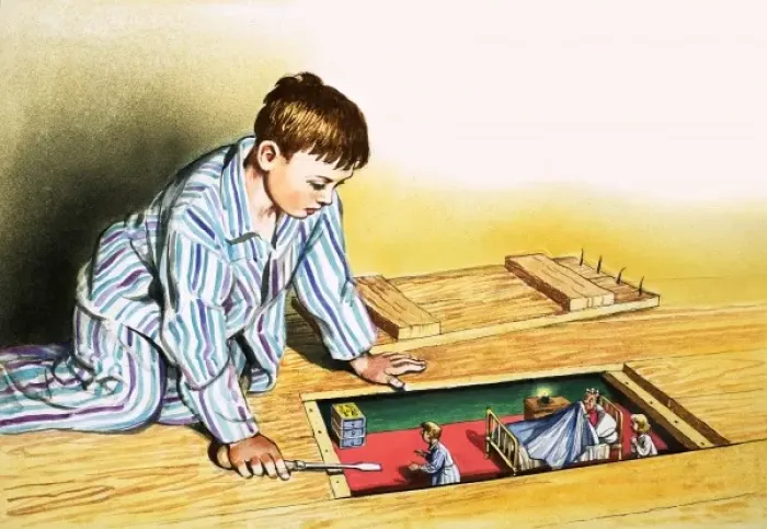 Framed Print : The Borrowers Framed Print : The Borrowers