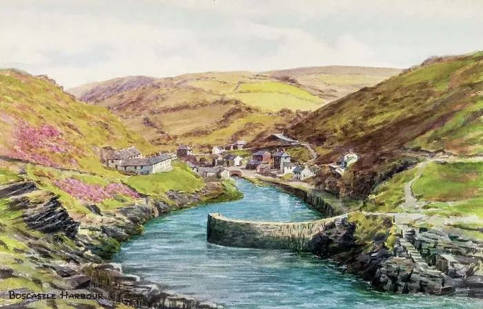Framed Print : Boscastle Harbour, Cornwall Framed Print : Boscastle Harbour, Cornwall