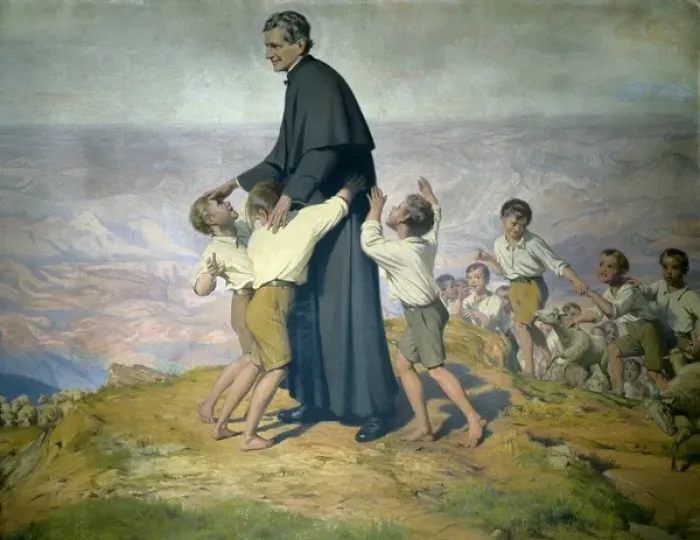 Framed Print : Bosco, Saint John (1815-1888). Italian priest Framed Print : Bosco, Saint John (1815-1888). Italian priest