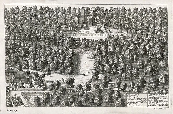 Boscobel Woods 1651. After his defeat at Worcester