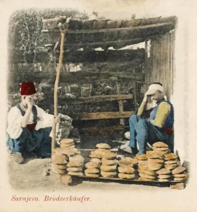 Framed Print : Bosnia - Sarajevo - Bakers Framed Print : Bosnia - Sarajevo - Bakers
