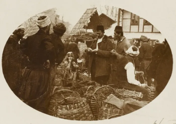 Framed Print : Bosnian Street Market Framed Print : Bosnian Street Market