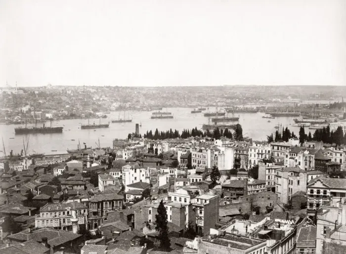 Framed Print : Across Bosphorous, Constantinople, Istanbul, Turkey, c. 1880 s Framed Print : Across Bosphorous, Constantinople, Istanbul, Turkey, c. 1880 s