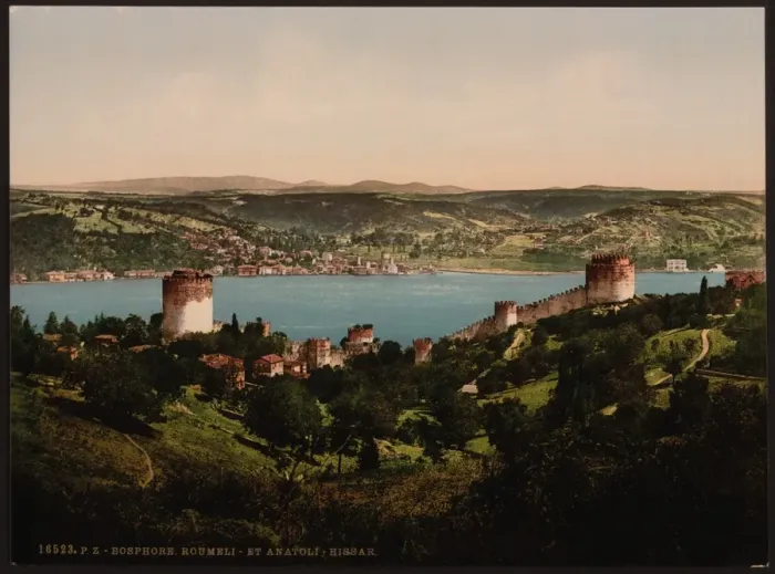 Framed Print : Bosphorus (i. e. Bosporus), Rumeli and Anadali-Hissar, (i. e Framed Print : Bosphorus (i. e. Bosporus), Rumeli and Anadali-Hissar, (i. e