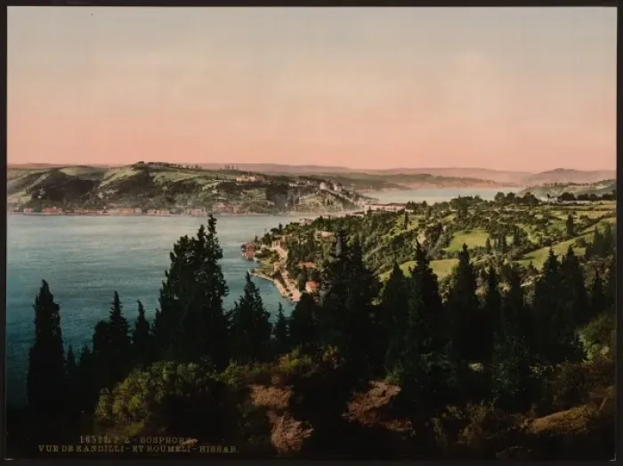 Framed Print : Bosphorus (i. e. Bosporus), view from Kuleli, Constantinople Framed Print : Bosphorus (i. e. Bosporus), view from Kuleli, Constantinople