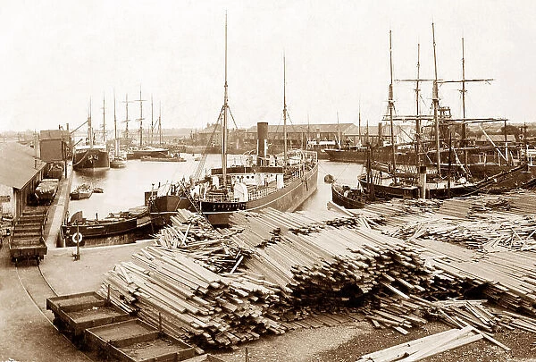 Boston Docks early 1900s