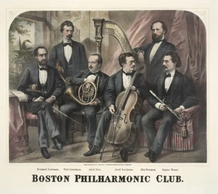 Framed Print : Boston Philharmonic Club Framed Print : Boston Philharmonic Club