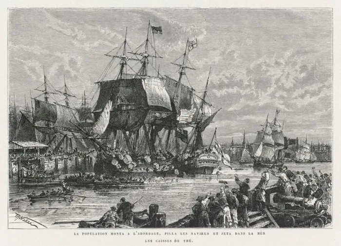 Framed Print : Boston Tea Party 1773 Framed Print : Boston Tea Party 1773