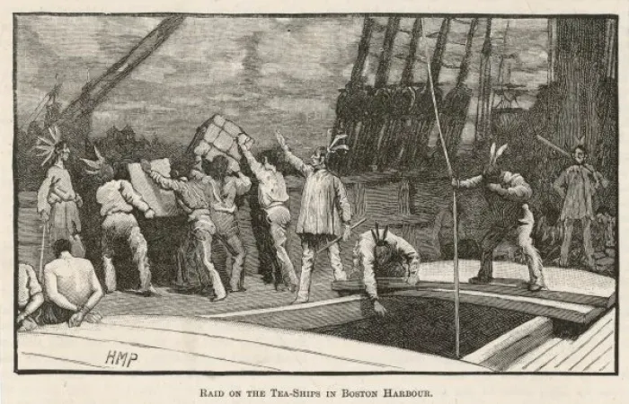 Framed Print : Boston Tea Party 1773 Framed Print : Boston Tea Party 1773
