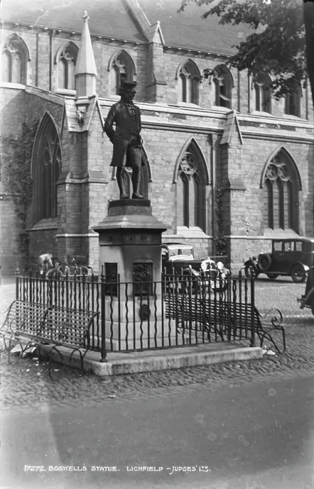 Framed Print : Boswell's Statue in Lichfield Framed Print : Boswell's Statue in Lichfield