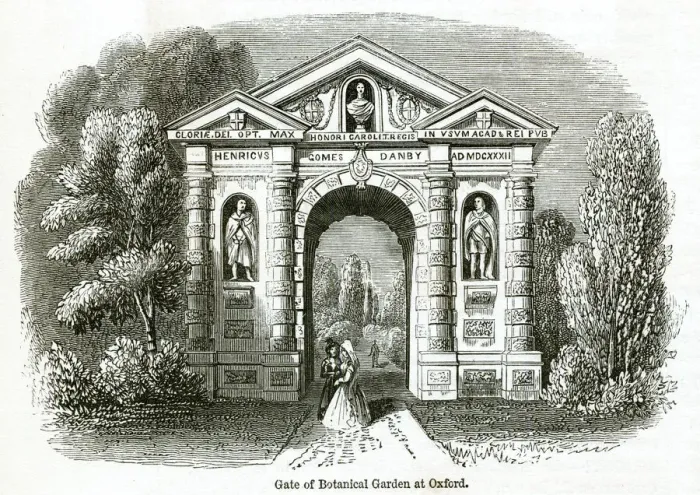 Framed Print : Botanical Gardens at Oxford Framed Print : Botanical Gardens at Oxford
