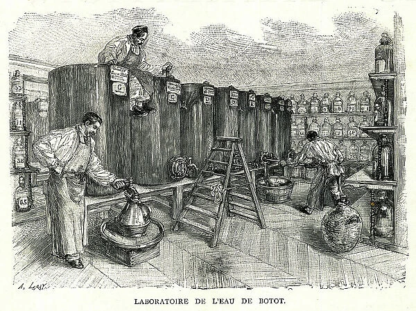 Botot water laboratory, Paris Exhibition of 1889