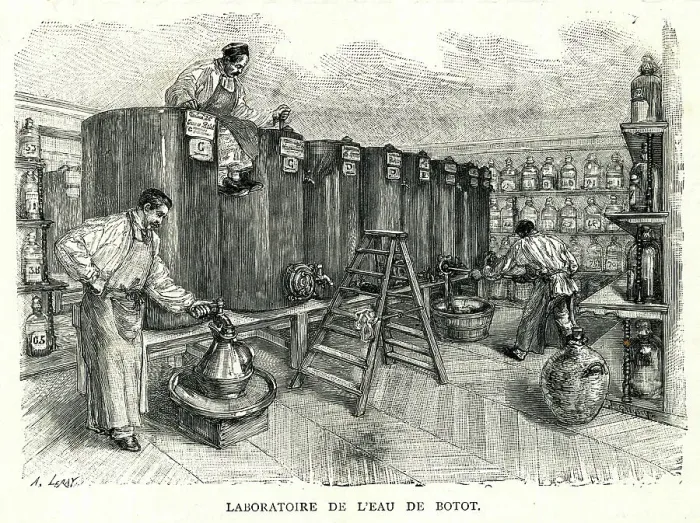 Framed Print : Botot water laboratory, Paris Exhibition of 1889 Framed Print : Botot water laboratory, Paris Exhibition of 1889