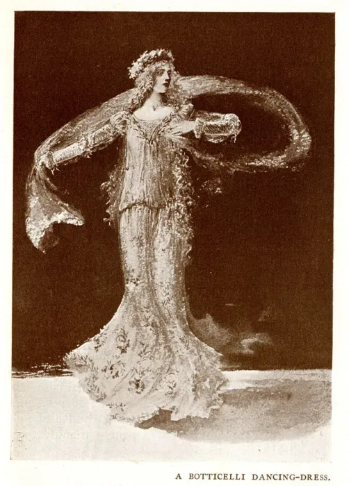 Framed Print : A Botticelli dancing dress Framed Print : A Botticelli dancing dress