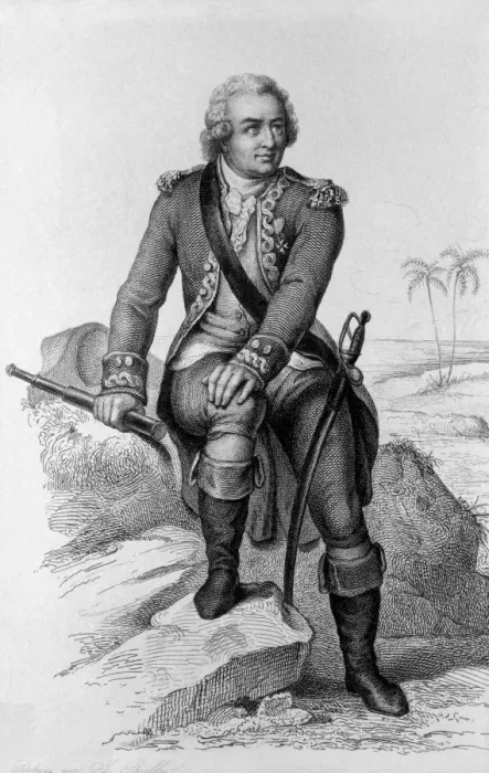 Framed Print : BOUGAINVILLE, Louis Antoine de (1729-1811). French Framed Print : BOUGAINVILLE, Louis Antoine de (1729-1811). French