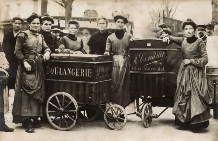 Framed Print : Boulangerie carts, Paris Framed Print : Boulangerie carts, Paris
