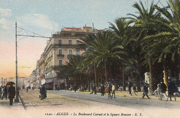 Boulevard Carnot and Square Bresson, Algiers, Algeria