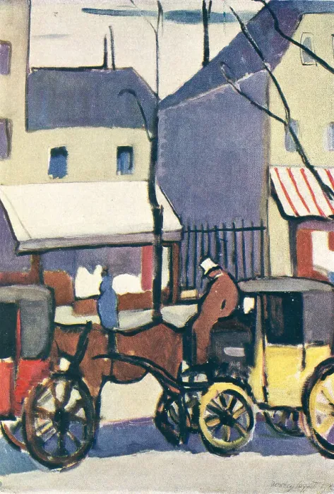 Framed Print : Boulevard Mont Parnasse, Paris Framed Print : Boulevard Mont Parnasse, Paris