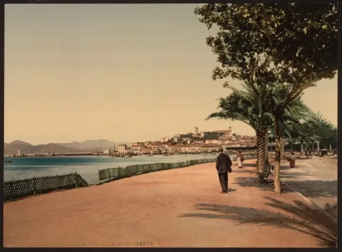 Framed Print : The boulevards, Cannes, Riviera Framed Print : The boulevards, Cannes, Riviera