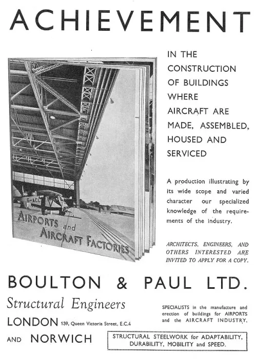 Framed Print : Boulton & Paul - Achievements In Building Construction Framed Print : Boulton & Paul - Achievements In Building Construction