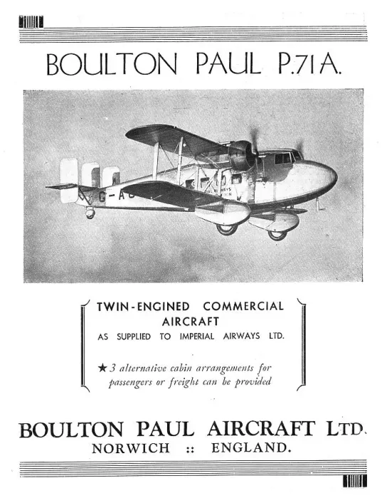 Framed Print : Boulton Paul P71a Framed Print : Boulton Paul P71a